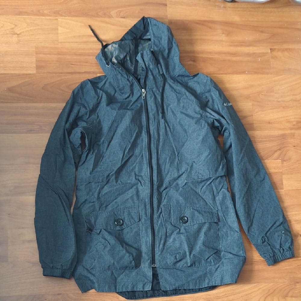 Columbia Women's Dark Gray Raincoat
